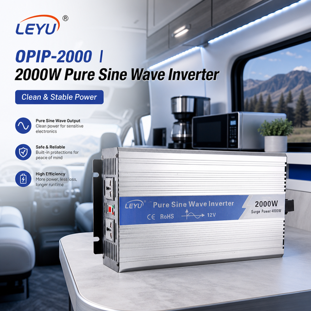 2000w Pump Battery Backup System 12V 24V 48V 220v Continuous Operation Inverter Pure Sine Wave Solar Energy Power Inverter