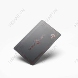 Carte de visite professionnelle en acier inoxydable NFC personnalisée avec code QR à réponse rapide, très vendue - Product Image 5