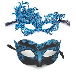 <span class=keywords><strong>Costume</strong></span> de mascarade pour couples en dentelle noire et or pour femmes, robe de fête de Mardi Gras pour adultes, robe vénitienne avec équipement de bondage pour filles - Product Image 3
