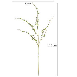 <span class=keywords><strong>Moha</strong></span> Grid Silver Willow Branch Planta verde artificial Hogar Sala de estar Ornamento para Navidad Jardinería Paisajismo Piso Nieve - Product Image 5