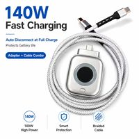 Tenova Factory Faible MOQ 140W Charge rapide Séparateur de charge USB-C en cuivre pur à déconnexion automatique pour iPhone et Android