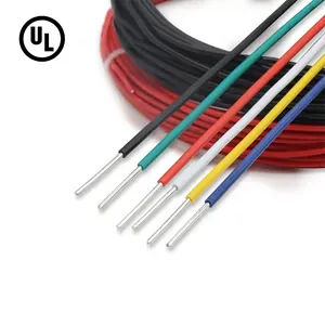 חוט ציוד חשמלי נחושת משומנת באישור UL 20Awg 22Awg 24Awg 26Awg 28Awg חוט UL1015 18Awg לכלי נגינה