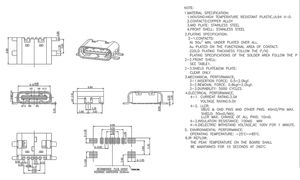 メス充電コネクタ3.0A 5.0V 6ピンSMTミニ<span class=keywords><strong>USB</strong></span>タイプc - Product Image 2