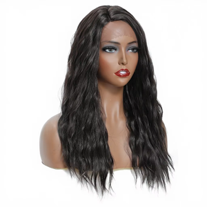 UMS En Çok Satan Sentetik Peruk İnsan Saçı Değil Dantelsiz Makine Çift Atkı Yüksek Yoğunluklu Özelleştirilebilir Fabrika Direkt Tedarik - Product Image 4