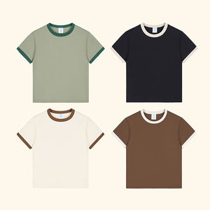 Custom <b>Y2K</b> Graphic Printed Slim Fit Baby TEE Cotton Cropped T Shirts Streetwear Baby Tee Ringer Crop <b>Top</b> T Shirt for Women - Product Image 3