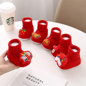 Chaussures de <span class=keywords><strong>marche</strong></span> pour bébé en gros/OEM, printemps, automne, hiver, 0-1 an, garçons et filles, semelles souples, chaussettes, chaussures décontractées - Product Image 3