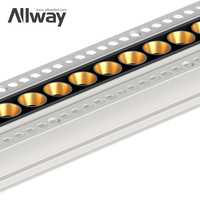 ALLWAY Projecteur encastré sans garniture de haute qualité en aluminium 12 têtes 20 Watt Led Downlight