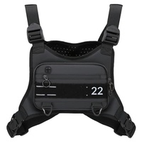 Sac de Poitrine Sportif Extérieur Personnalisé avec Logo d'Usine, Léger, Multifonctionnel, Gilet Tactique, Sac de Course pour la Course, les Voyages et l'Entraînement
