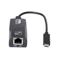 Adaptador Ethernet Gigabit Tipo-C RJ45 10/100/1000Mbps, Tarjeta de Red Externa para Portátil, Compatible con OEM/ODM, Garantía de 12 Meses