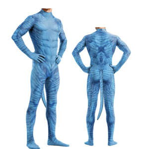 Disfraz de Halloween de Anime para Hombre y Mujer, Traje Ajustado de una Pieza con Cola a Juego - Product Image 3