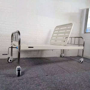 Cama de Enfermería de una sola función médica MKR Cama de hospital manual de metal con una sola manivela Cama médica para pacientes - Product Image 6