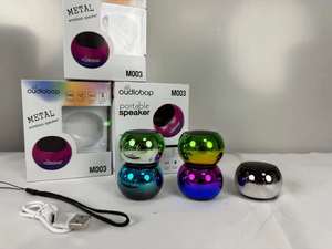 Mini portátil para V5.0 <span class=keywords><strong>Subwoofer</strong></span> de cine en casa de metal Altavoces estéreo de graves potentes inalámbricos verdaderos Salida de 5W Teléfono móvil - Product Image 2