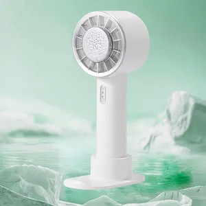 OEM logo 2023 new second generation cold compress cooling fan portable air conditioner cooling fan mini usb handy fan