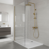 Top Qualité Vente Chaude Taizhou Salle De Bains Murale En Acier Inoxydable Cascade Colonne De Douche