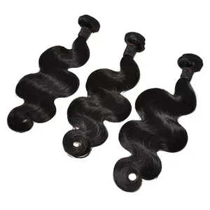 New hot selling Cambodian human Hair Double weft 12A Raw body wave Hair Bundles 100% virgin human hair