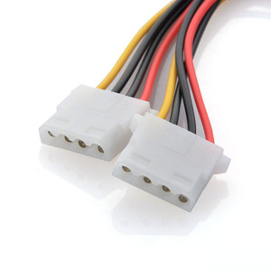 Câble <span class=keywords><strong>Adaptateur</strong></span> d'<span class=keywords><strong>alimentation</strong></span> <span class=keywords><strong>SATA</strong></span> 15 Broches Mâle à Double <span class=keywords><strong>Molex</strong></span> 4 Broches IDE HDD <span class=keywords><strong>sata</strong></span> <span class=keywords><strong>Femelle</strong></span> ide câble répartiteur de puissance - Product Image 4