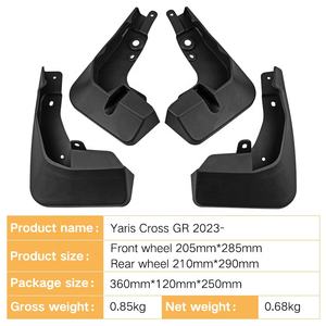 Accesorios para guardabarros de coche, guardabarros, protectores contra salpicaduras, protectores de arcilla para <span class=keywords><strong>Toyota</strong></span> <span class=keywords><strong>Yaris</strong></span> <span class=keywords><strong>Cross</strong></span> <span class=keywords><strong>GR</strong></span> <span class=keywords><strong>2023</strong></span> - Product Image 2