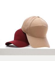 Casquette de sport de course à pied 7 panneaux non structurée de haute qualité de style européen et américain Casquette de baseball de camping-car à séchage rapide pour hommes