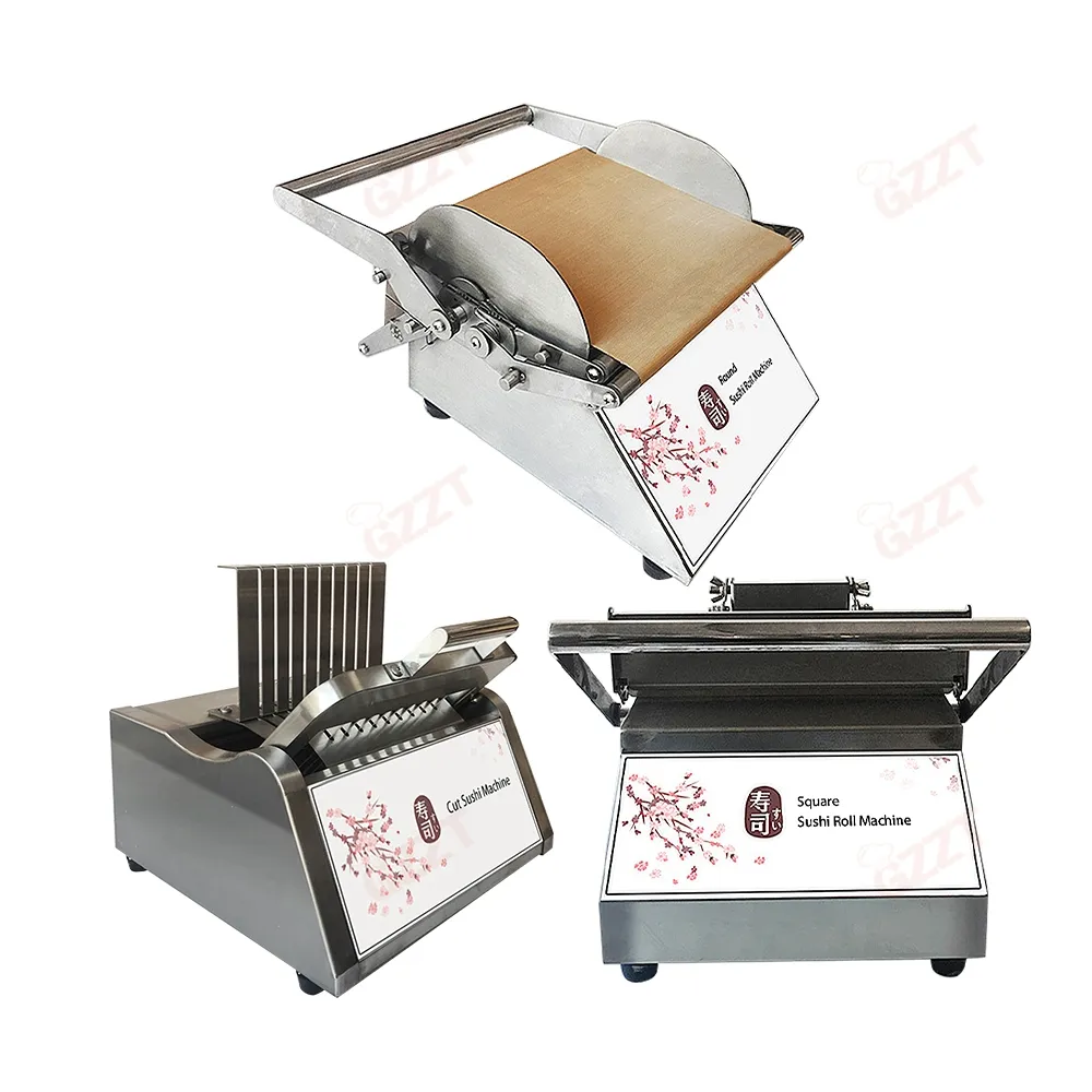 Hot Sale Stainless Steel Sushi Roll Cutter Machine Manual Slicing Sushi Making Cutting Slicer Equipment