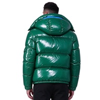 Vestes et Manteaux pour Hommes Personnalisés de Haute Qualité, Nouveau Design, Style Tendance, Couleur Unie, Manteau Chaud en Duvet, Doudoune pour Hommes