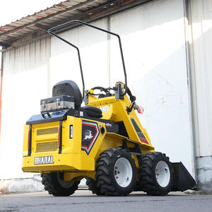 จัดส่งฟรี รถตักดินขนาดเล็กสำหรับใช้ในบ้านและสวน รถตักดินขนาดเล็กแบบตีนตะขาบ พร้อมตะเกียบ - Product Image 5