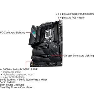 เมนบอร์ด STRIX Z590-F GAMING WIFI มือสองคุณภาพสูง รองรับ LGA1200 Z590 สำหรับซีพียูรุ่นที่ 10/11  DDR4 DP TYPE-C PCIe4.0 รับประกัน 1 ปี Strix Z - Product Image 6