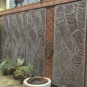 CNC gesneden decoratieve geperforeerde metalen panelen voor home tuin decoratie