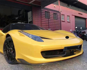 Venta caliente precio <span class=keywords><strong>barato</strong></span> piezas de automóvil Bodykit labio delantero para <span class=keywords><strong>Ferrari</strong></span> 458 modificado Vorsteiner modelo pequeño envolvente fibra de carbono - Product Image 5