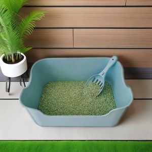 Caja de Arena para Gatos Autolimpiable, de Gran Espacio, <span class=keywords><strong>Bandeja</strong></span> de Arena para Mascotas, Plástico Cuadrado, Fabricación Directa de Fábrica - Product Image 3