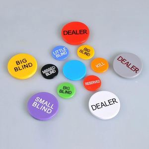 Jetons de poker ronds vierges de marque, sans valeur nominale, légers, pour jeux de société, vente directe usine - Product Image 5