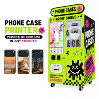 Machine à personnaliser les coques de téléphone, distributeur automatique de coques de téléphone, appareil à faible investissement pour les magasins de téléphonie mobile et les magasins de cadeaux