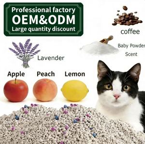 Technologie anti-poussière et anti-odeur de qualité supérieure, litière pour chat en bentonite 100% agglomérante, forme sphérique, 5L, personnalisable - Product Image 4
