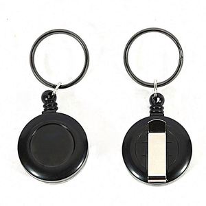 High Quality Automatic Rebound Retractable Steel <b>Keychain</b> Portable Mini Flying Fan Prop UV Printed Easy-Pull Business Promotions - Product Image 1
