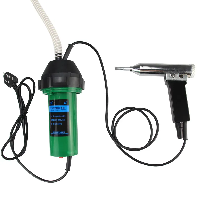 Заводская распродажа, сварочный пистолет горячего воздуха 220 В, 1080 Вт, высокомощное сварочное оборудование, инструменты, термостат, пластиковый сварочный пистолет раздельного типа