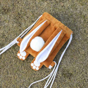 Nhà Máy Bán Buôn Hot Bán Nhung Thỏ Ba Lô Cho Sinh Viên Mới Món Quà Kỳ Nghỉ Dễ Thương Sang Trọng Đuôi Thỏ Túi - Product Image 1