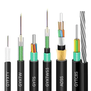 XXD OEM CYTY53 açık çift kılıf 2 ila 288 çekirdek G652D GYTY53 GYTA53 Fiber optik kablo