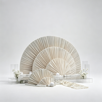 Arche de toile de fond de mariage moderne en fer forgé, ronde et semi-circulaire, avec drapé, 40-280 cm, pour décoration événementielle élégante