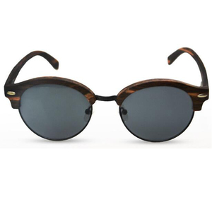 2021 Super Thin Wood Männer <span class=keywords><strong>Pilot</strong></span> Runde Sonnenbrille Frauen Brand Designer Vintage Kleine Sonnenbrille Damen Shades Brillen - Product Image 3