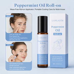 <span class=keywords><strong>Olio</strong></span> Essenziale <span class=keywords><strong>di</strong></span> Menta Pura Biologico con Etichetta Privata, <span class=keywords><strong>Olio</strong></span> Essenziale per Massaggi con Applicatore a Sfera Metallica - Product Image 2