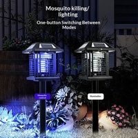 Solar MK05 Muggenlamp met lichtgolfval & elektrische schok voor buitengebruik in de tuin