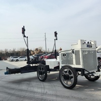 Machine de nivellement laser à commande d'altitude et planification de site avec démarrage à un bouton