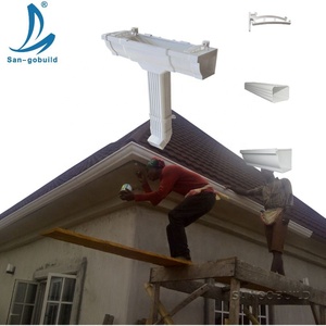 Système <span class=keywords><strong>de</strong></span> drainage <span class=keywords><strong>de</strong></span> toit Sangobuild, 100% NOUVEAU matériau en résine PVC, tuyaux rectangulaires <span class=keywords><strong>de</strong></span> 5,2 pouces et <span class=keywords><strong>collecteur</strong></span> d'<span class=keywords><strong>eau</strong></span> <span class=keywords><strong>de</strong></span> <span class=keywords><strong>pluie</strong></span> - Product Image 5
