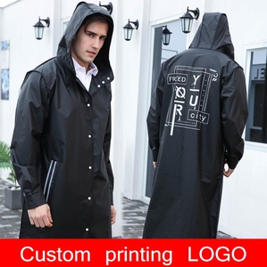 Impermeabile Classico Nero per Escursionismo e Arrampicata, Lungo e Personalizzabile in EVA Multifunzionale - Product Image 3