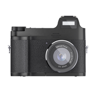 Appareil photo numérique au look classique pour le vlogging, 8 mégapixels, caméra vidéo anti-vibration 18x, caméra vintage 4k