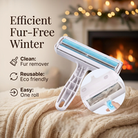 Rouleau auto-nettoyant lavable OEM/ODM pour l'élimination des poils d'animaux sur tapis, canapés et vêtements – Soin et toilettage pour chiots et chatons