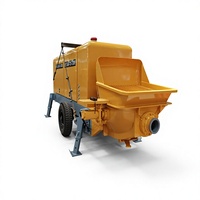 Pompe à béton diesel sur remorque MINLE HBTS60 à double sortie 68m³/h 130kW Weichai avec hydraulique Rexroth en option pour la construction en hauteur