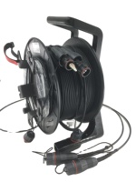 Connecteur optique Junior XXD Beam 2/4 fibres, prise/réceptacle POE, câble de terrain blindé pour environnements difficiles, sur bobine