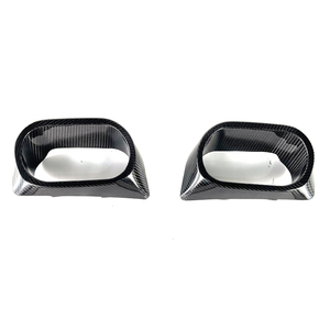 Kit de carrocería GT63 de fibra de carbono seco <span class=keywords><strong>Mercedes</strong></span> <span class=keywords><strong>GT</strong></span> clase X290 estilo B labio delantero difusor trasero cubierta de luz antiniebla escape-capó de parachoques de carbono - Product Image 3