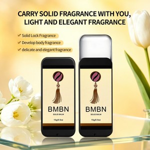 Vente en gros de déodorant solide portable BMBN, baume parfumé pour le corps, parfum solide longue durée pour hommes et femmes - Product Image 2