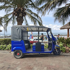 Triciclo para Adultos en Oferta, Motocicleta de Tres Ruedas con Carrocería Abierta, Tuktuk King Bajaj, Motor de 3000W, Potencia de 60V - Product Image 3